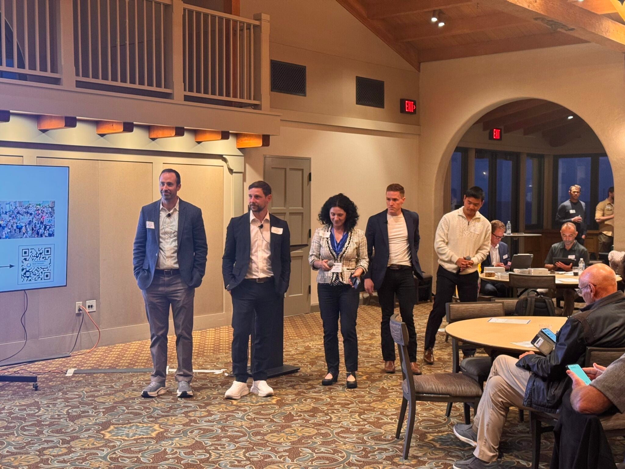 Cadense team pictured at Ventech event with other participants